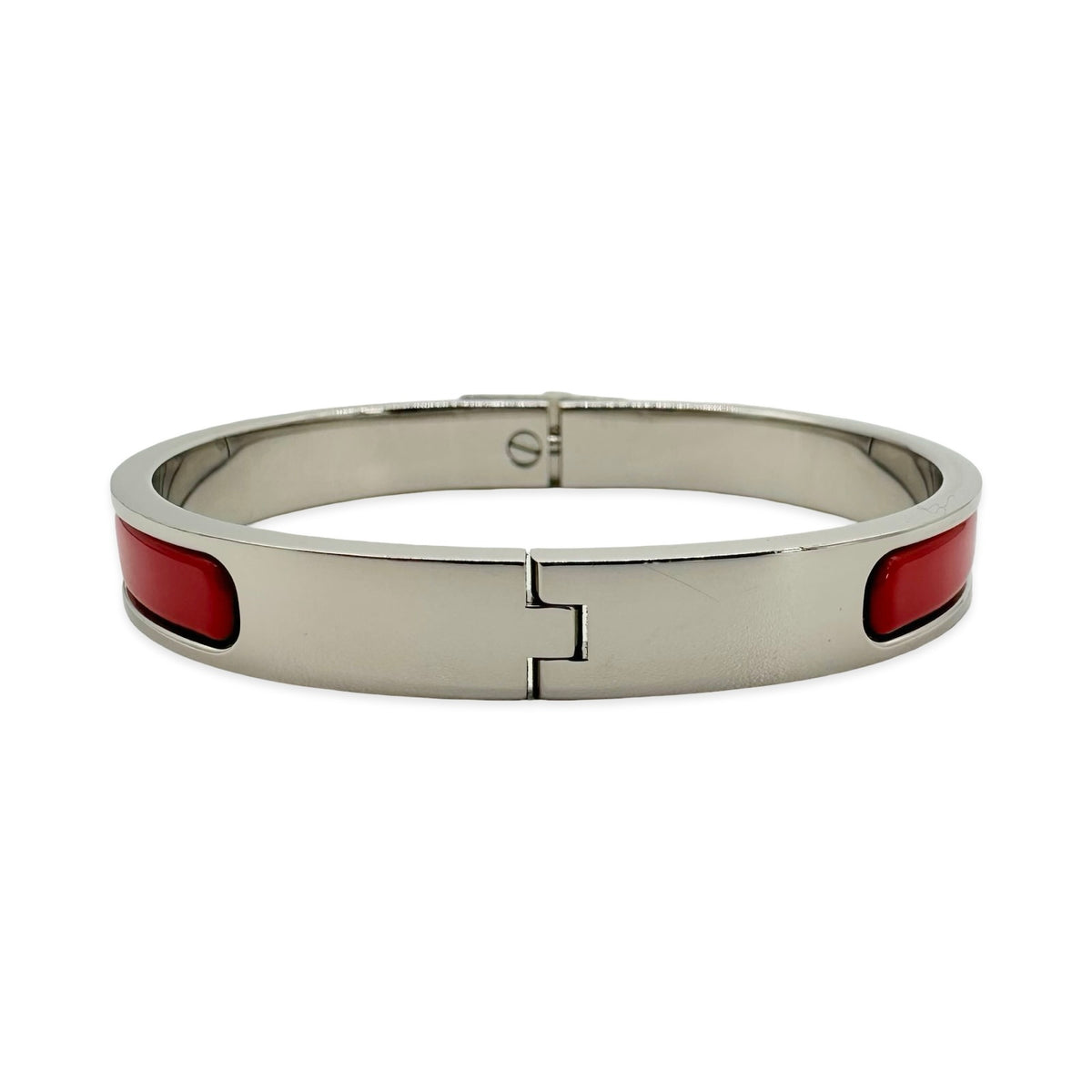 Hermes Enamel Kelly Mini Clic Bracelet