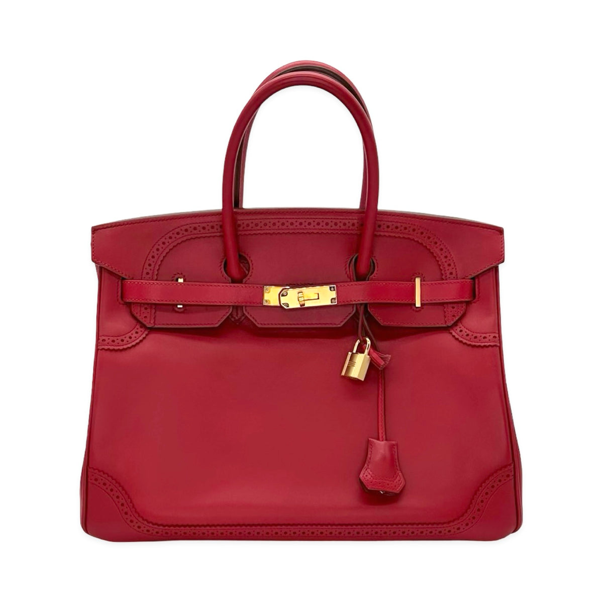 Hermes Tadelakt Ghillies Birkin 35