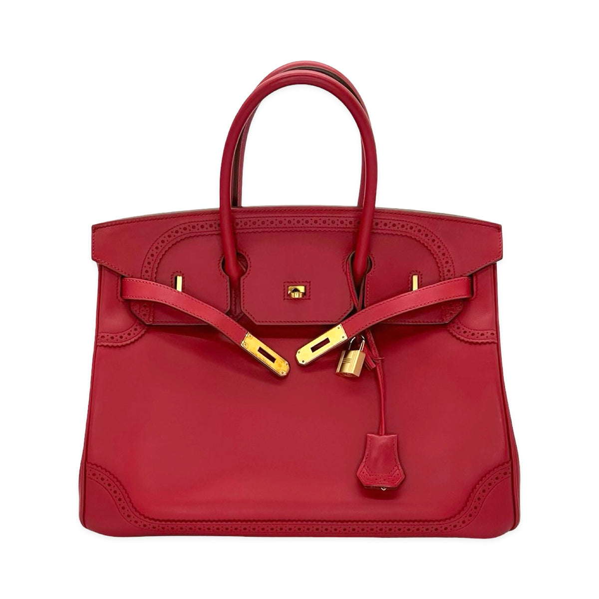 Hermes Tadelakt Ghillies Birkin 35