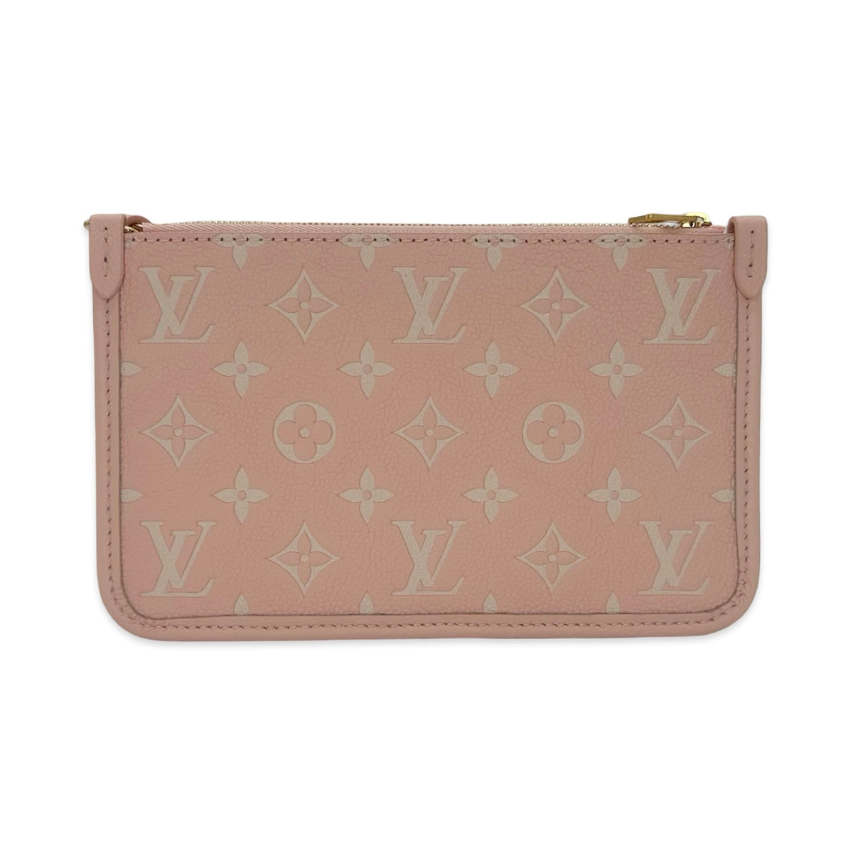 Louis Vuitton Monogram Empreinte Bicolor Carryall Wristlet Pochette