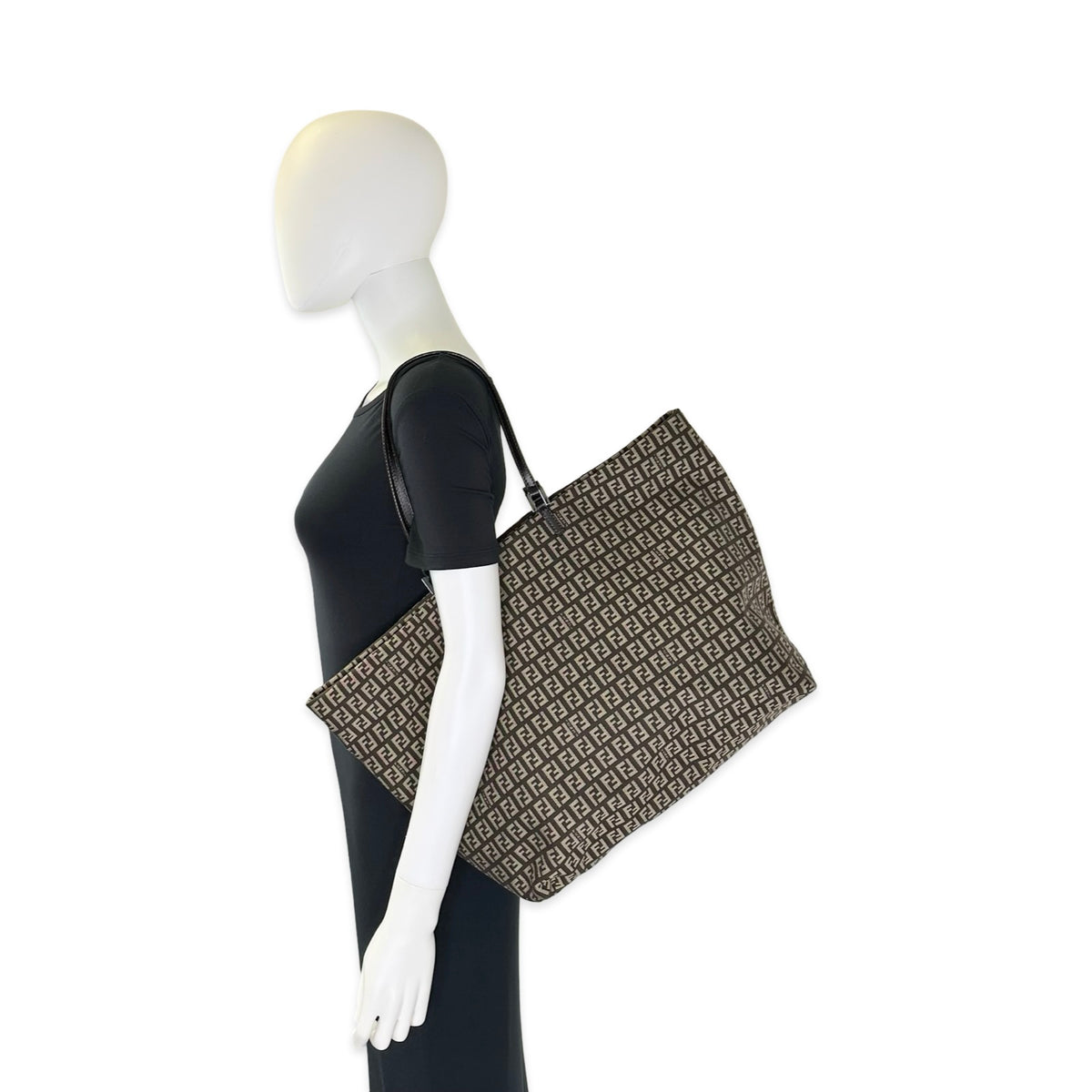 Fendi Zucca FF Canvas Shopping Tote