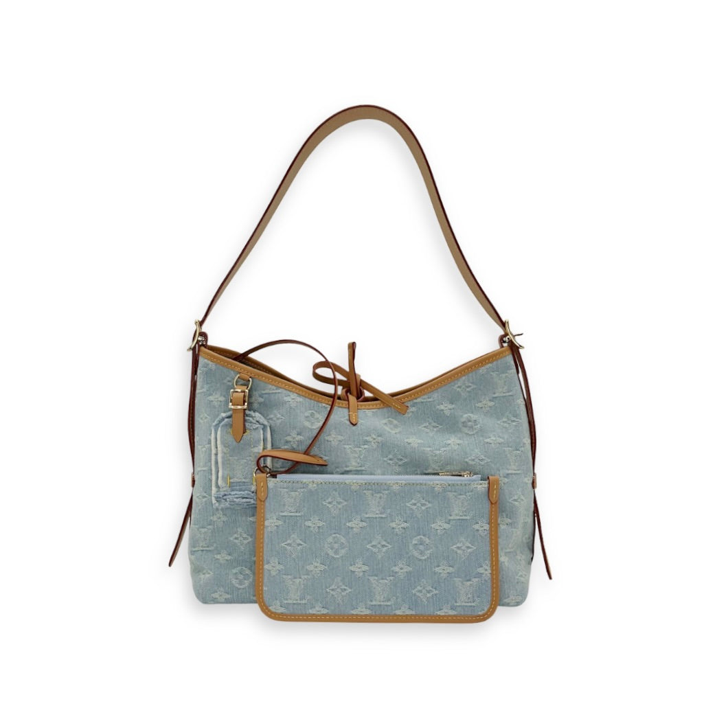 Louis Vuitton Monogram Denim CarryAll PM