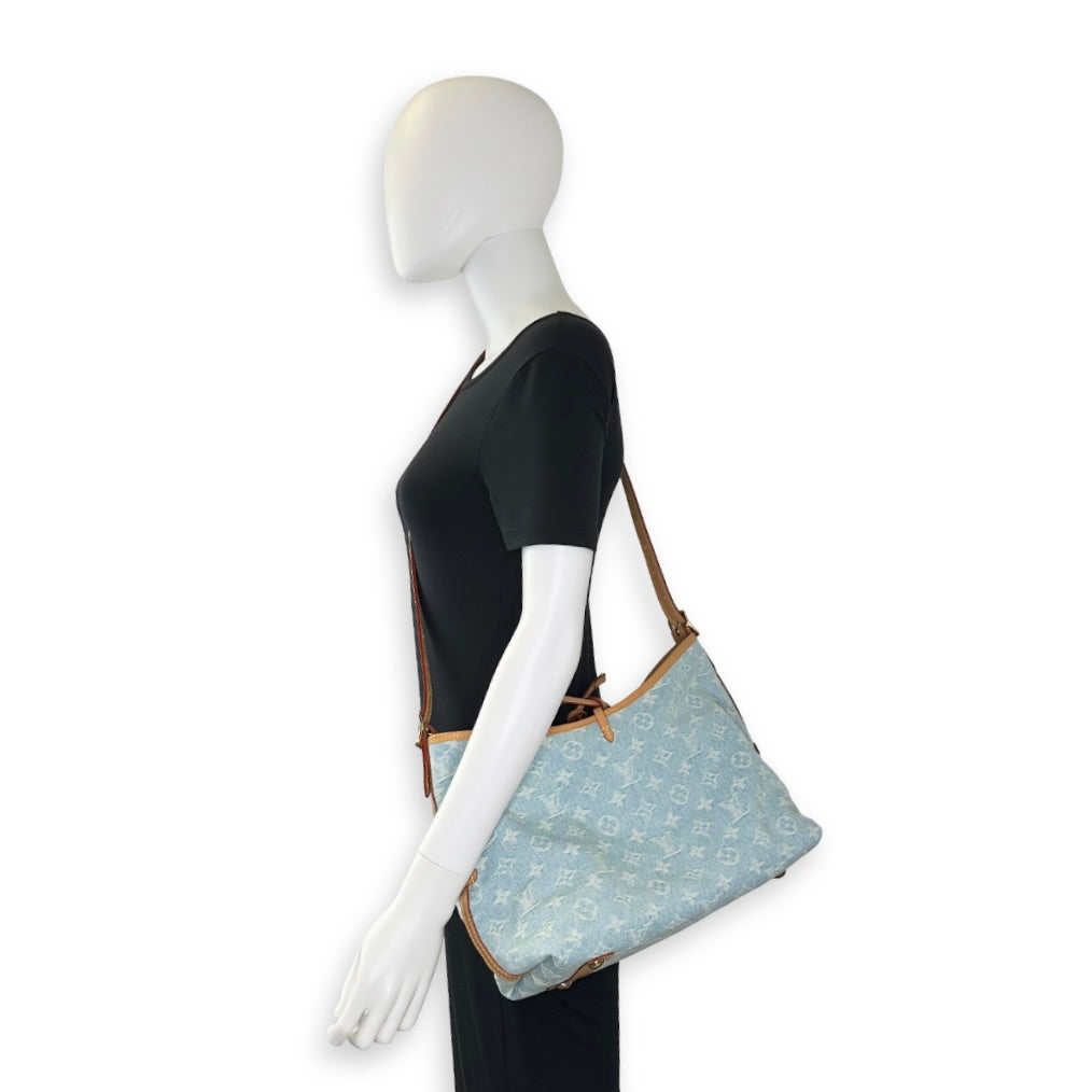 Louis Vuitton Monogram Denim CarryAll PM