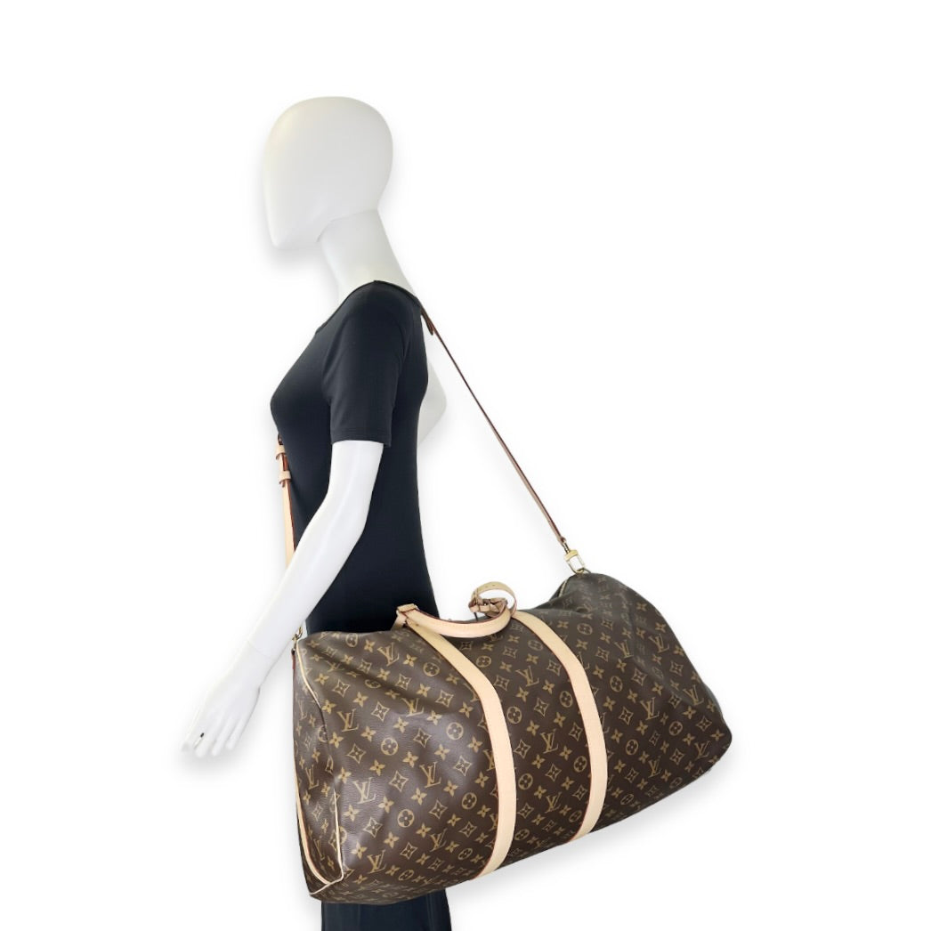 Louis Vuitton Monogram Keepall Bandouliere 55