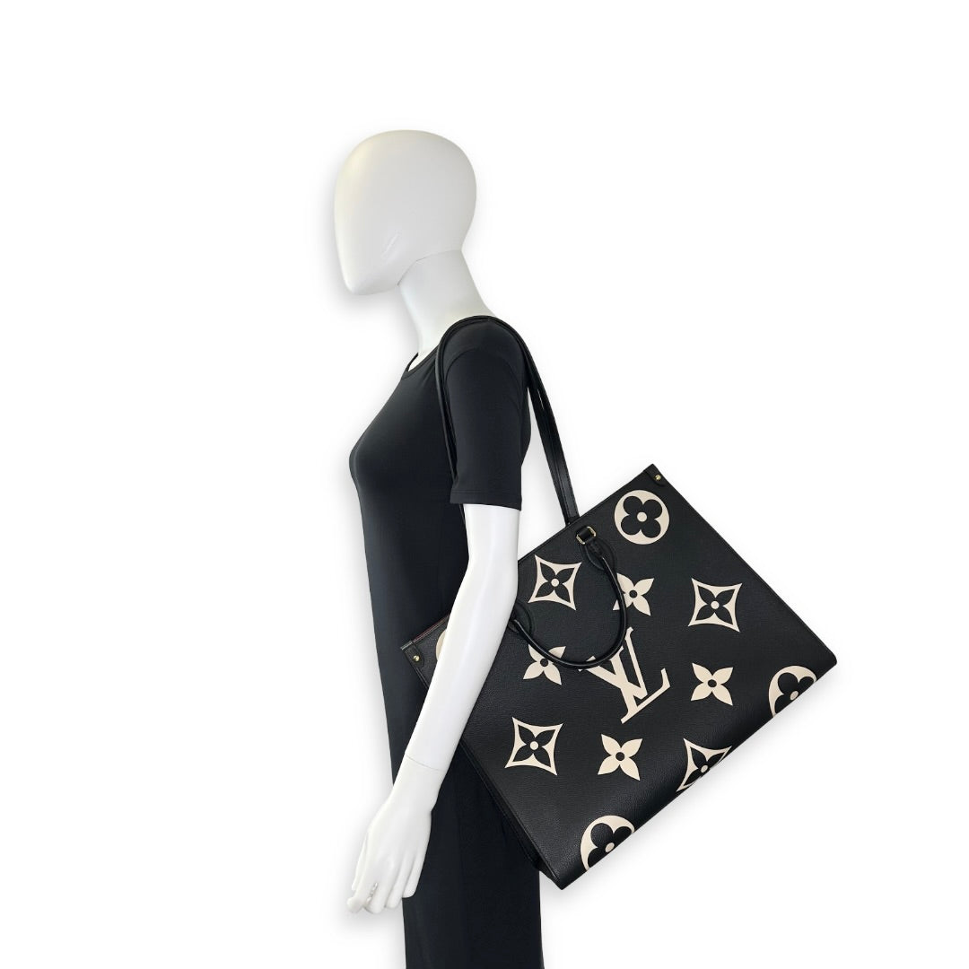 Louis Vuitton Monogram Empreinte Bicolor Onthego GM