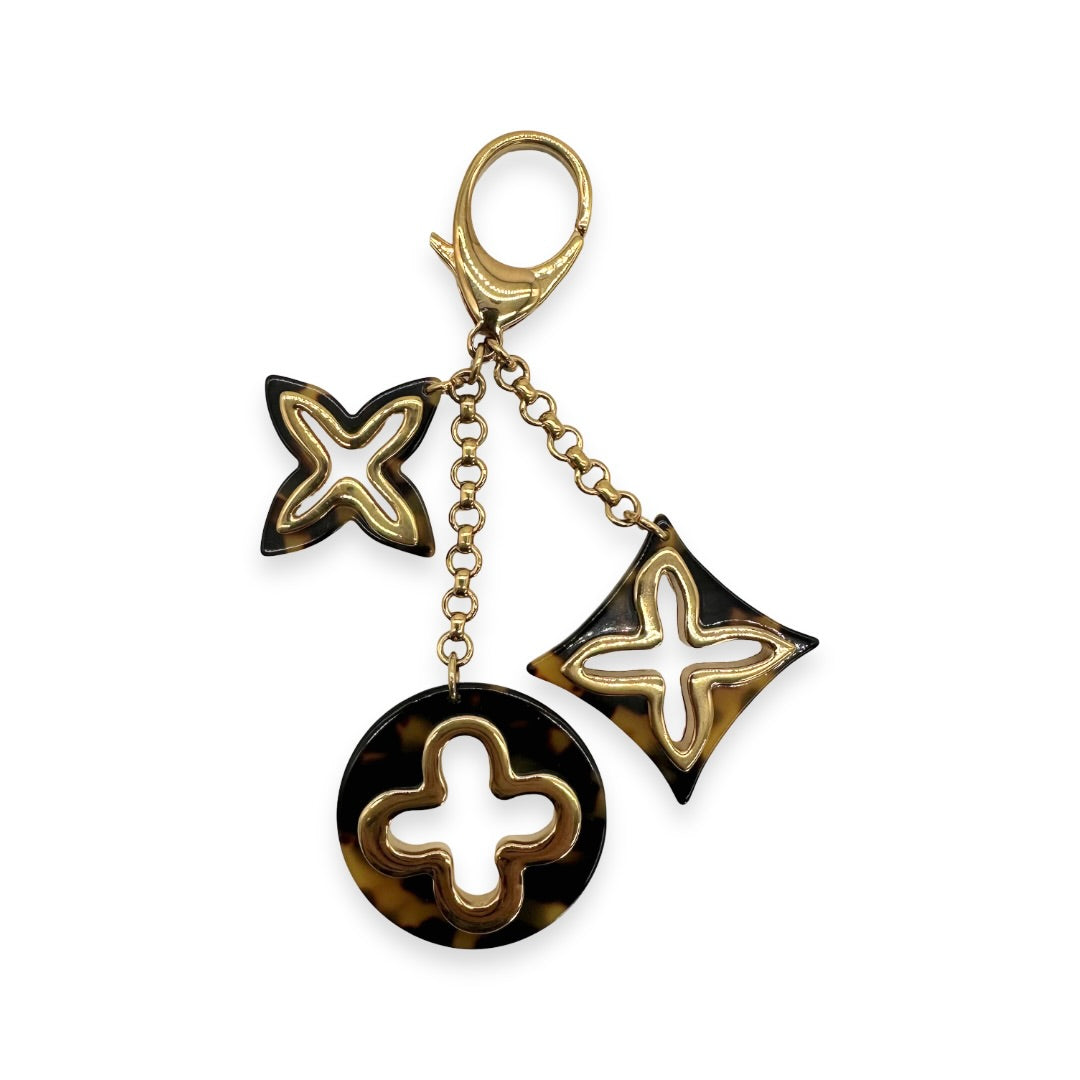 Louis Vuitton Tortoiseshell Monogram Flowers Bag Charm