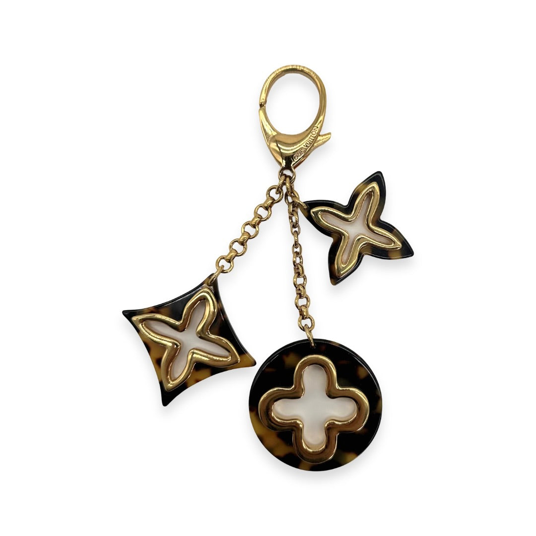 Louis Vuitton Tortoiseshell Monogram Flowers Bag Charm
