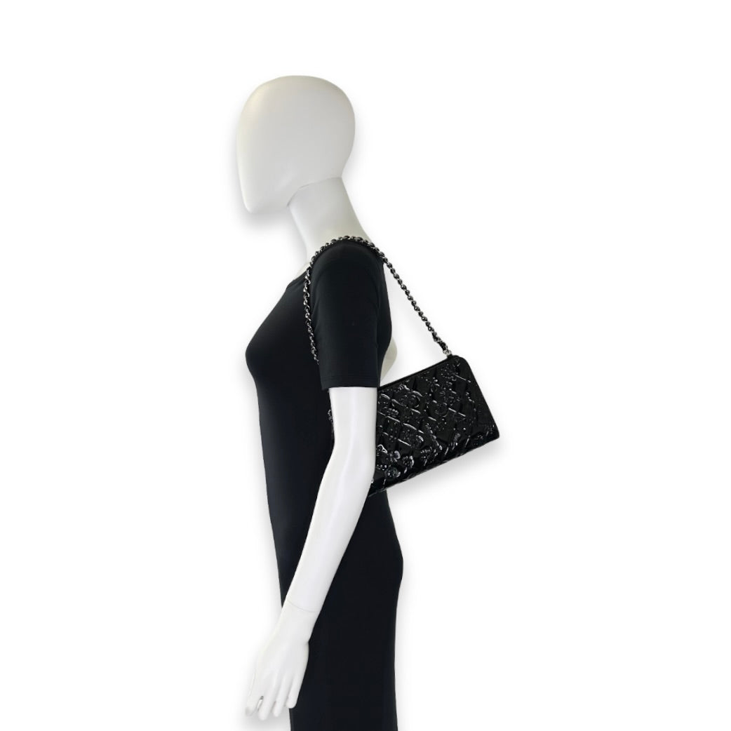 Chanel Patent Embossed Lucky Charms Shoulder Bag