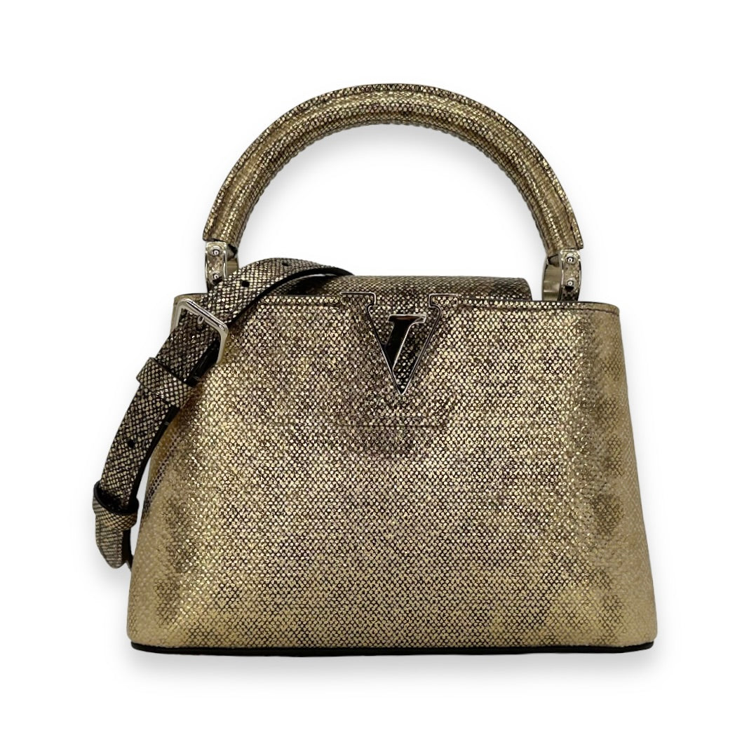 Louis Vuitton Metallic Lizard Mini Capucines