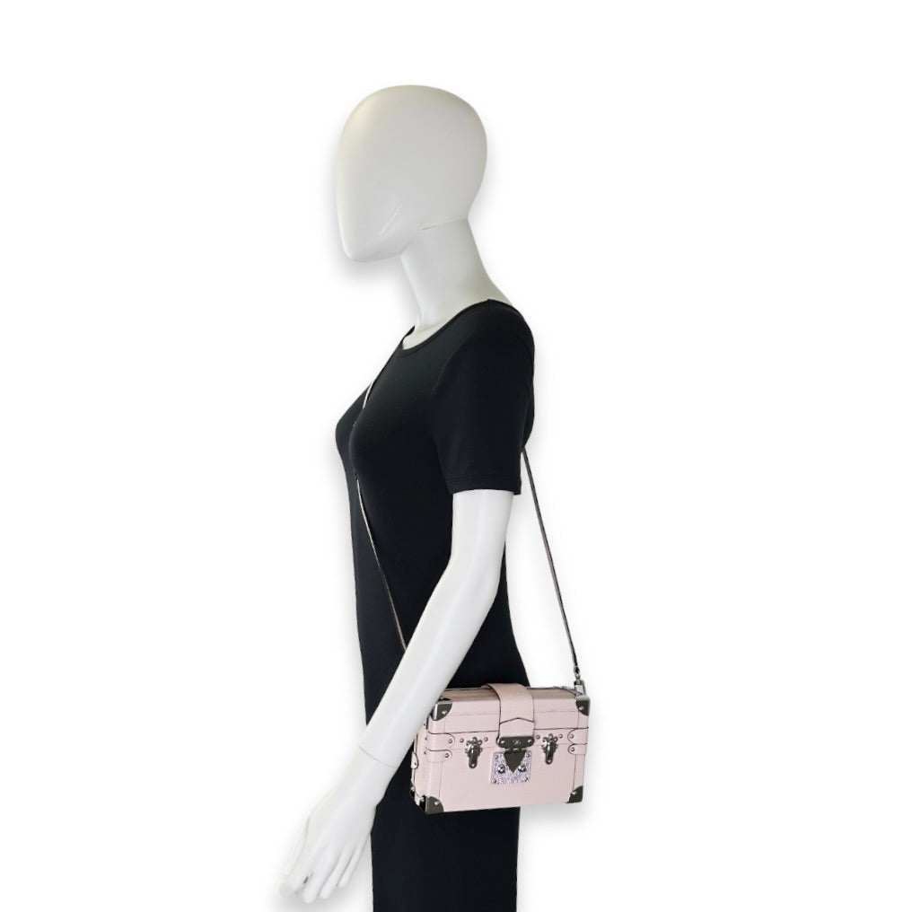 Louis Vuitton Lizard Crystal Petite Malle