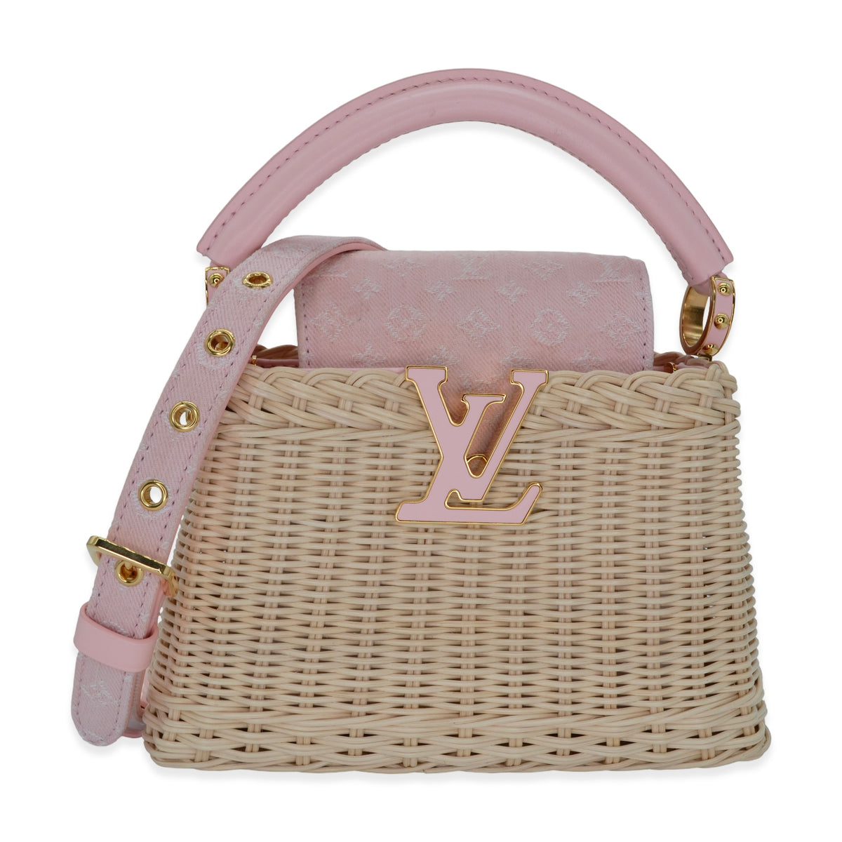 Louis Vuitton Wicker Basket Mini Capucines