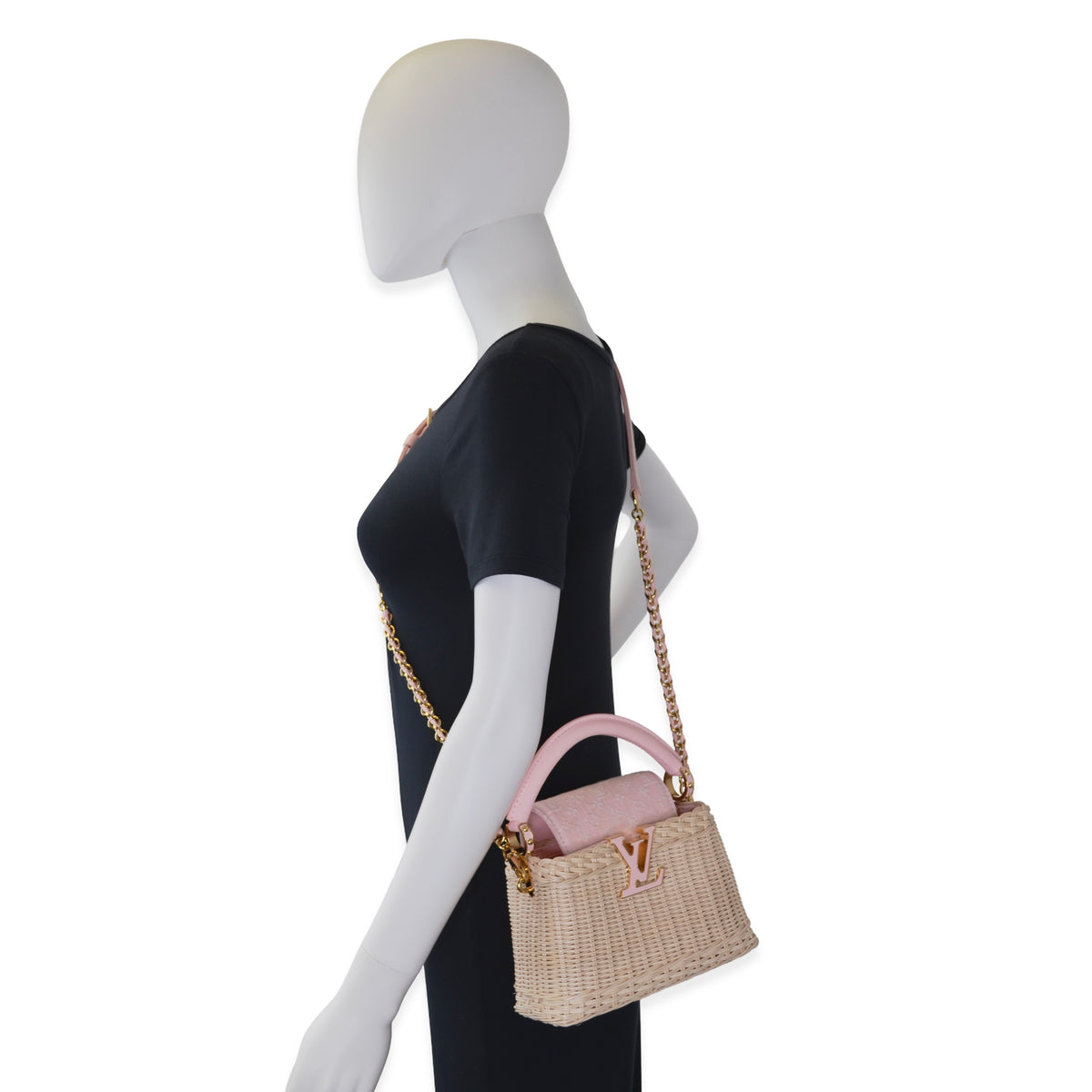 Louis Vuitton Wicker Basket Mini Capucines