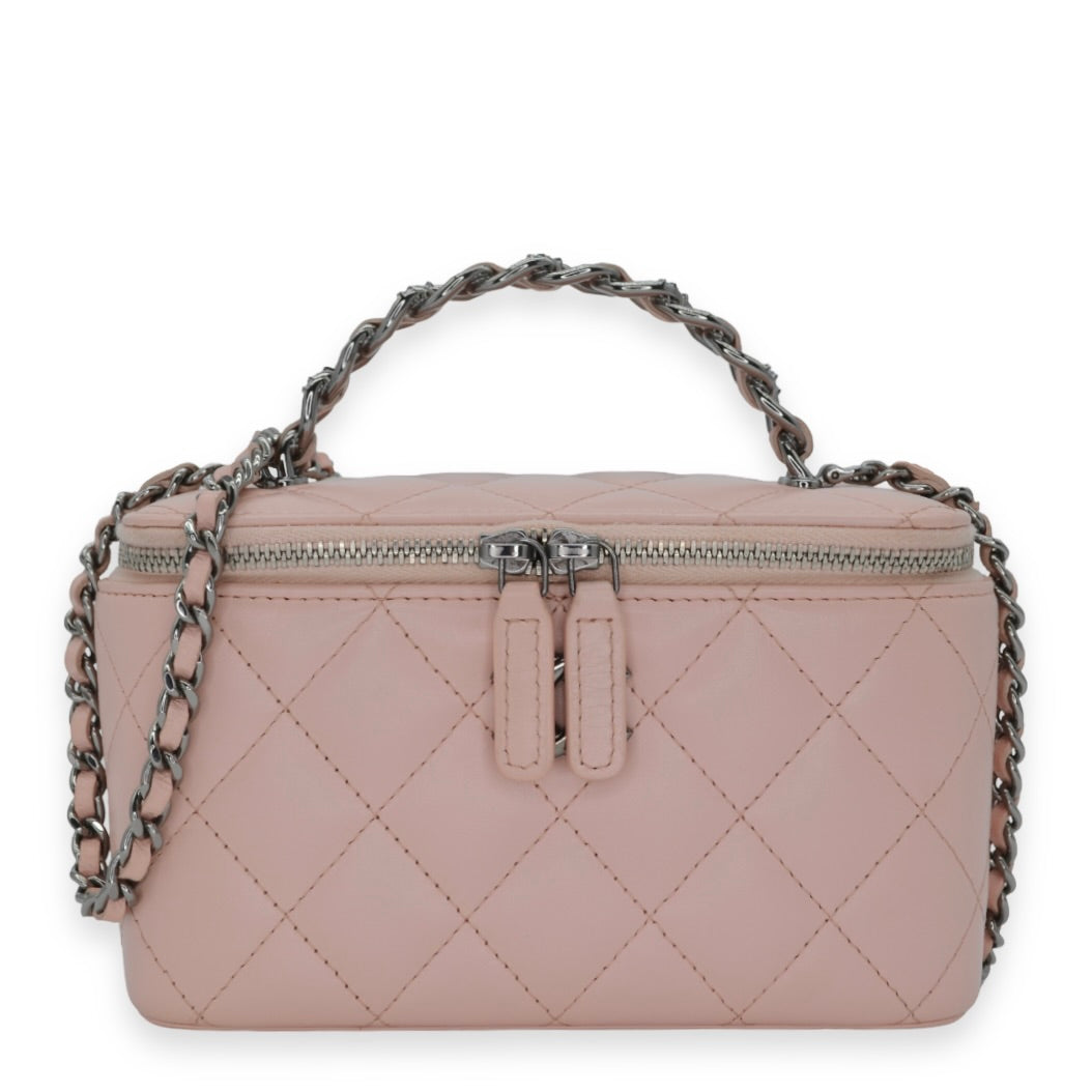Chanel Crystal Chain Top Handle Vanity Case