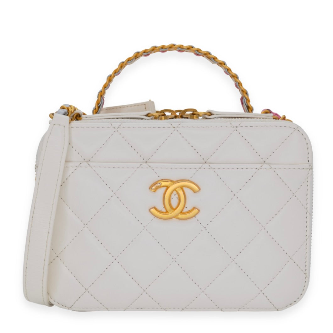 Chanel Quilted Lambskin Pick me Up Top Handle