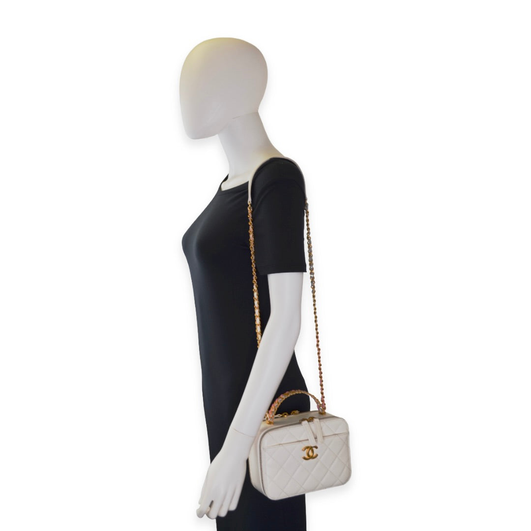 Chanel Quilted Lambskin Pick me Up Top Handle