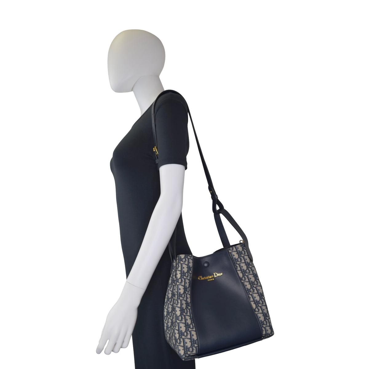 Christian Dior Oblique Small Signature Bucket Bag