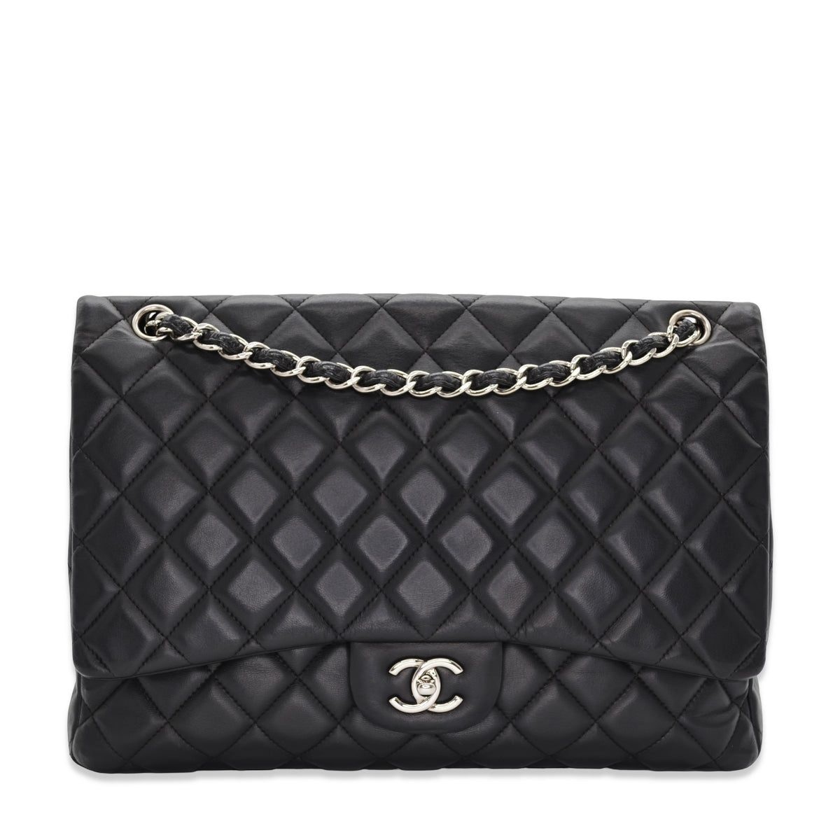 Chanel Quilted Lambskin Maxi Classic Single Flap