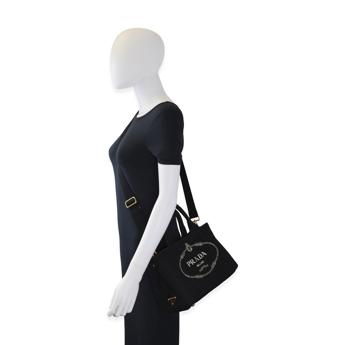 Prada Canvas Canapa Tote