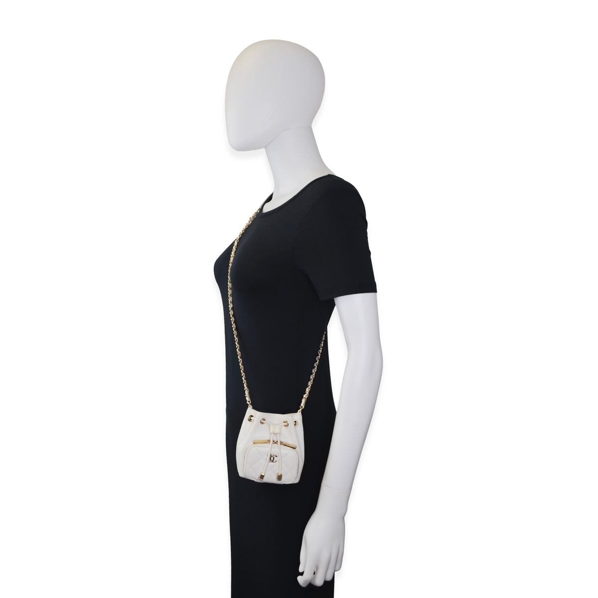 Chanel Caviar Business Affinity Mini Bucket Bag