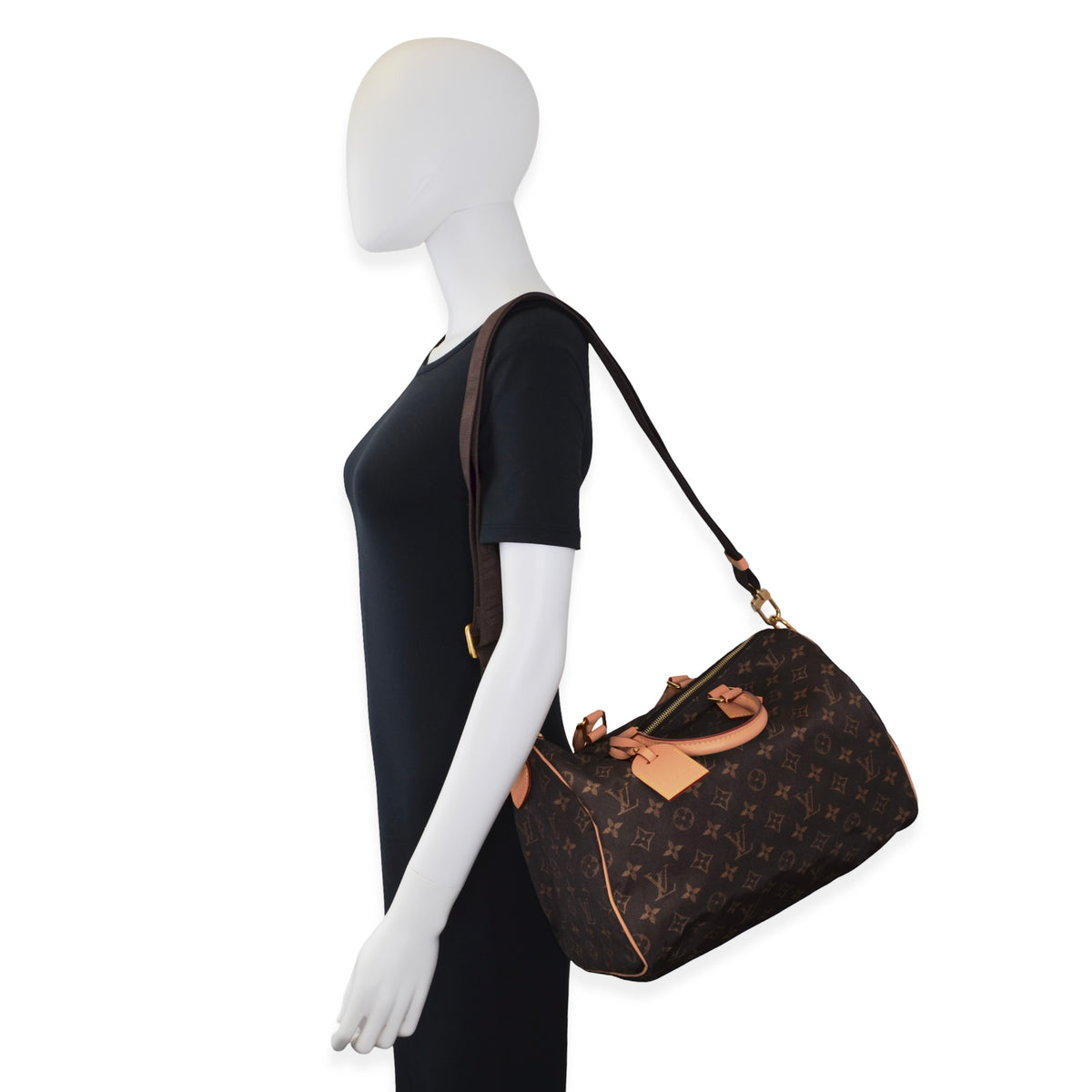 Louis Vuitton Silk Tech Monogram Speedy Bandouliere 30