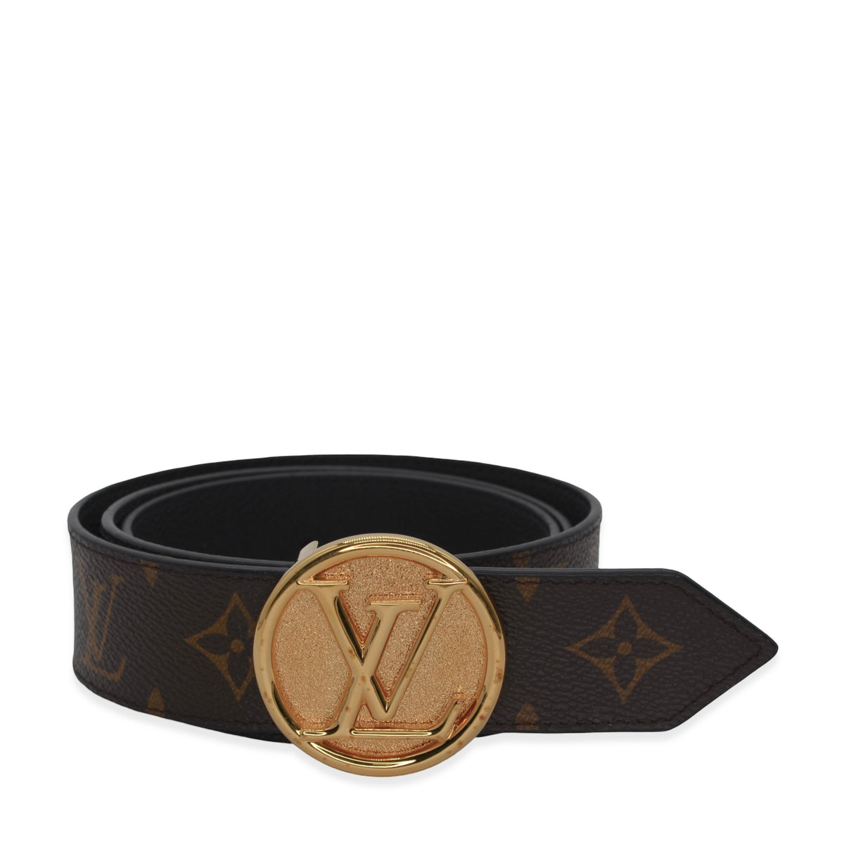 Louis Vuitton Monogram Reversible LV Circle Belt