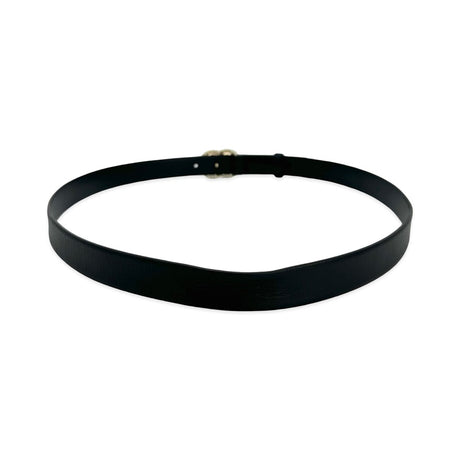 CHANEL: Calfskin CC Crystal Chain Belt