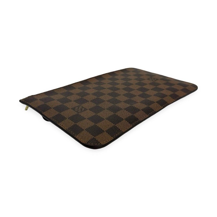 LOUIS VUITTON: Damier Ebene Neverfull Pochette