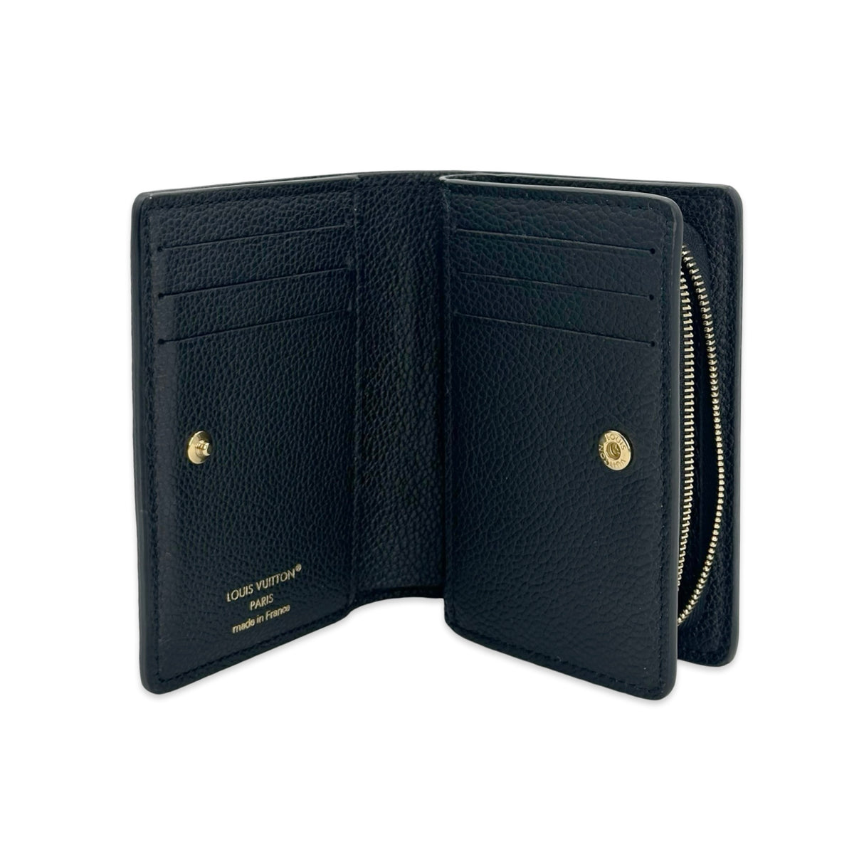 LOUIS VUITTON: Monogram Empreinte Clea Wallet