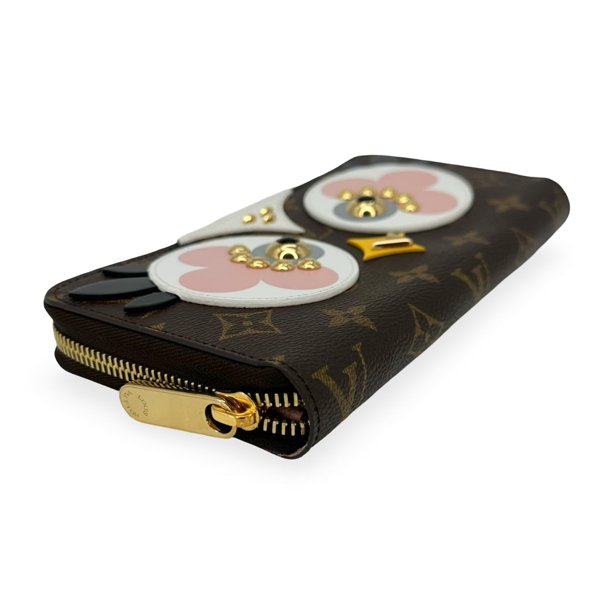 LOUIS VUITTON: Monogram Lovely Bird Owl Zippy Wallet