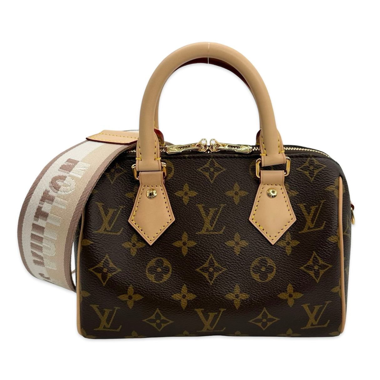 LOUIS VUITTON: Monogram Speedy Bandouliere 20
