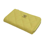CHANEL: Quilted Caviar Classic Zipped Key Holder