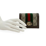 GUCCI: GG Supreme Ophidia Compact Wallet
