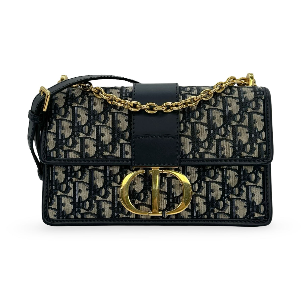 CHRISTIAN DIOR: Oblique 30 Montaigne Chain Bag