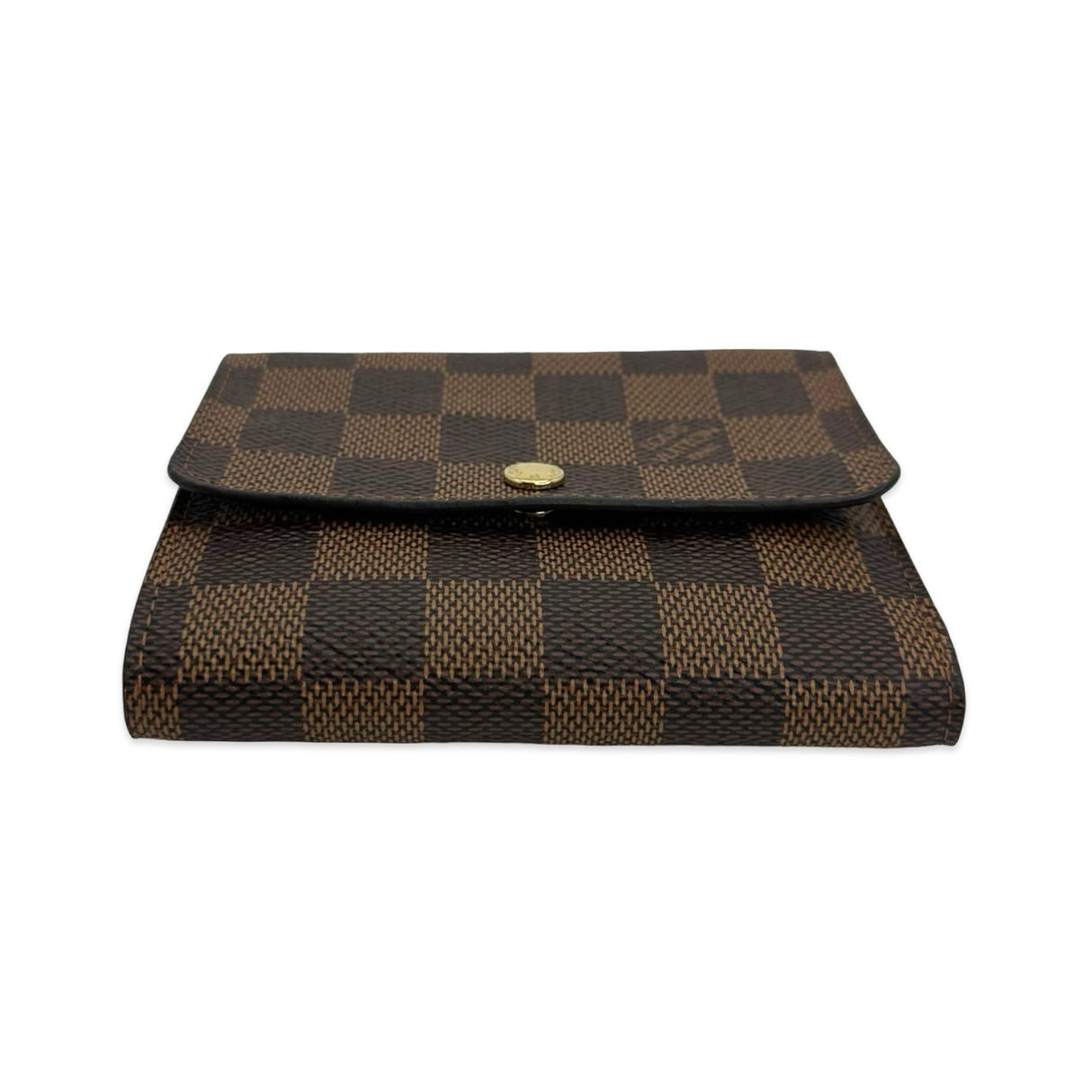 LOUIS VUITTON: Damier Ebene Elise Wallet