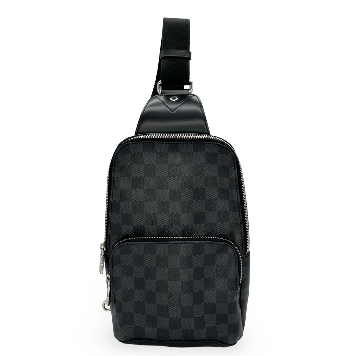 LOUIS VUITTON: Damier Graphite Avenue Sling Bag