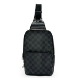 LOUIS VUITTON: Damier Graphite Avenue Sling Bag
