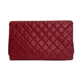 CHANEL: Quilted Caviar Large CC Timeless Clutch