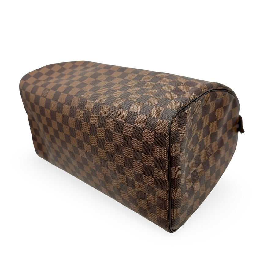 LOUIS VUITTON: Damier Ebene Speedy 35