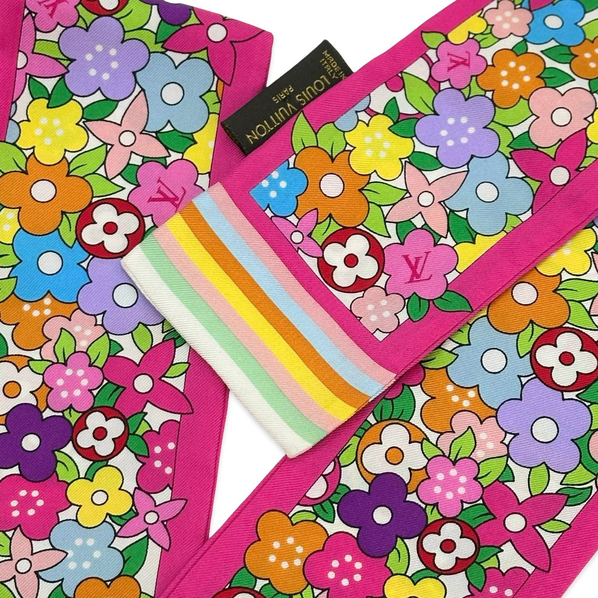 LOUIS VUITTON: Silk Flowers Bandeau