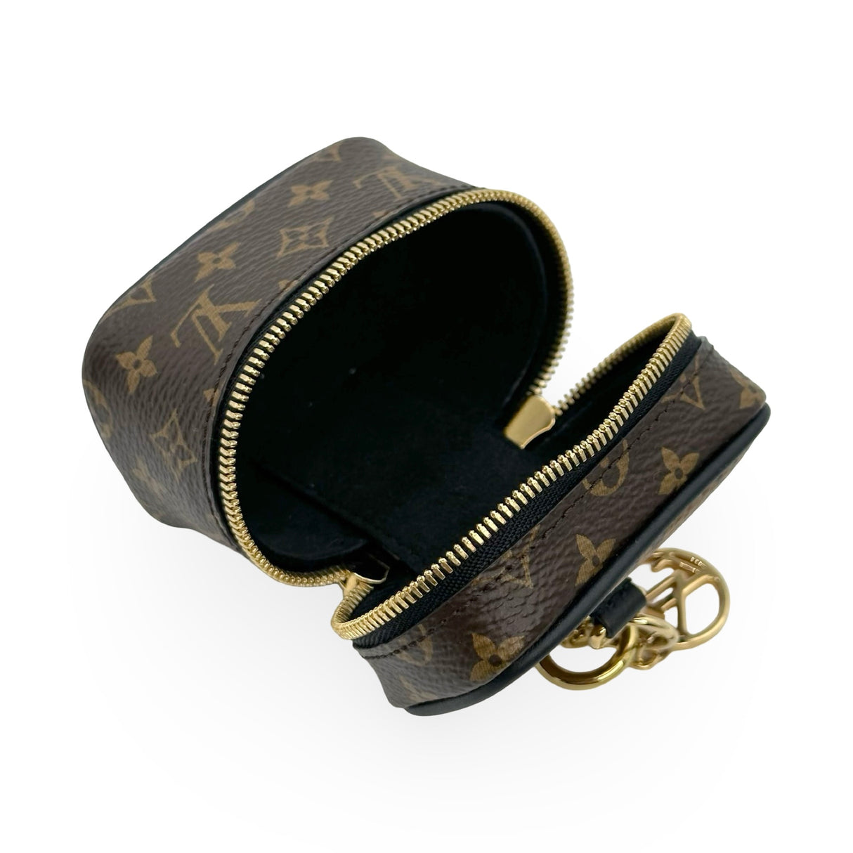 LOUIS VUITTON: Monogram Reverse Mini Vanity Bag Charm