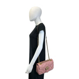 GUCCI: Quilted Leather Torchon Studded GG Marmont Medium Flap Chain Bag