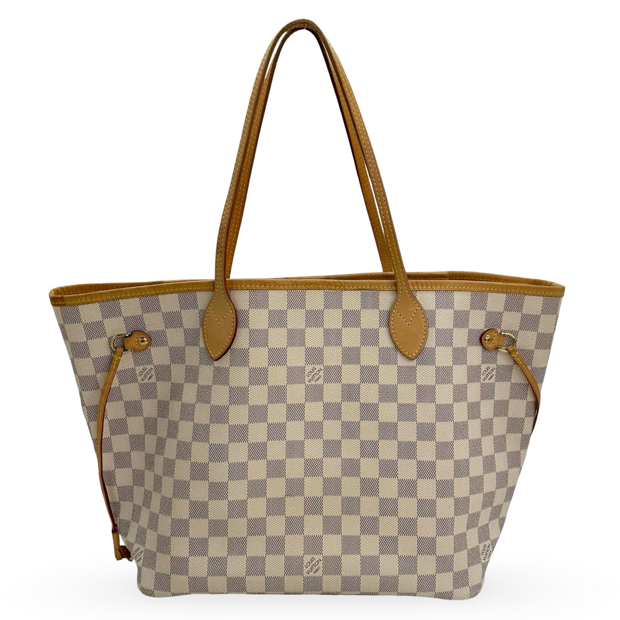 LOUIS VUITTON: Damier Azur Neverfull MM