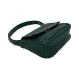Padded Intreccio Lambskin Cobble Shoulder Bag