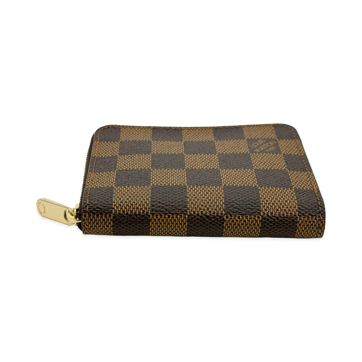 LOUIS VUITTON: Damier Ebene Zippy Coin Purse