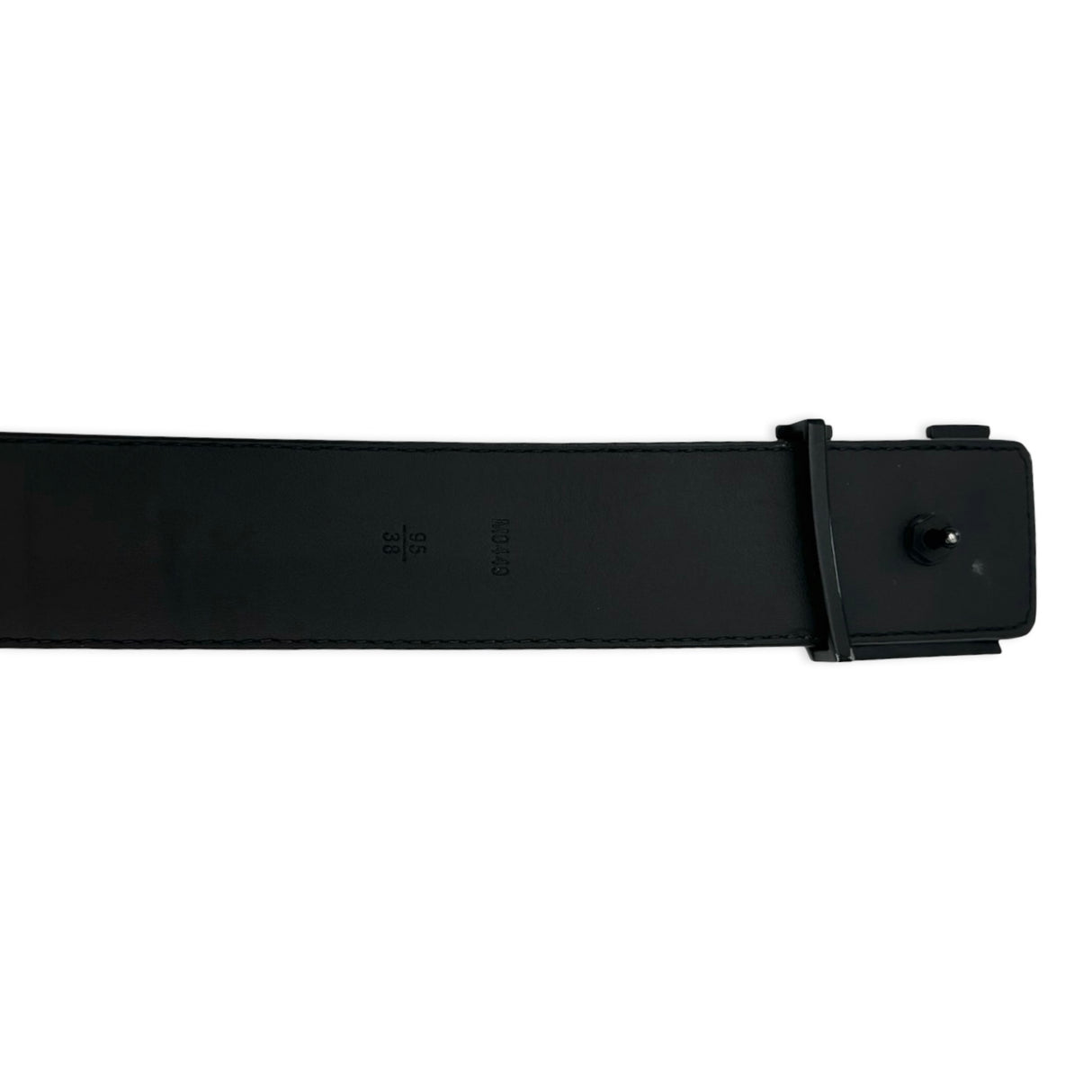 LOUIS VUITTON: Monogram Eclipse LV Initiales Belt