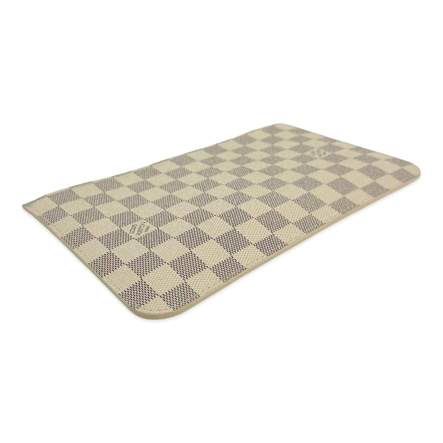 LOUIS VUITTON: Damier Azur Neverfull Pochette