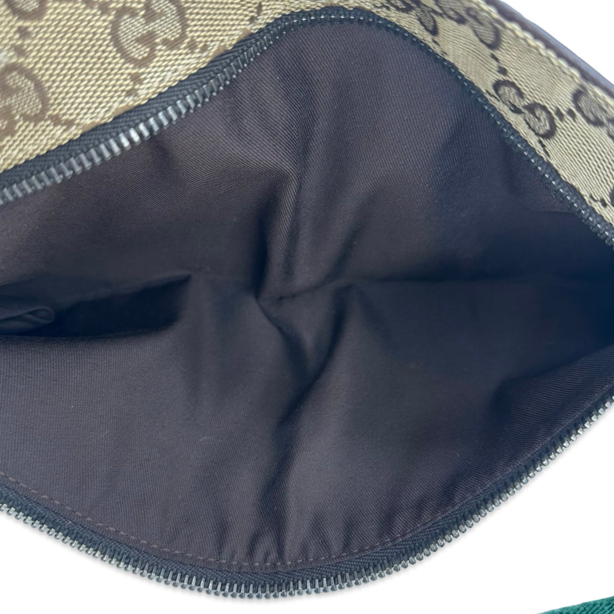 GG Canvas Double Pocket Belt Bag