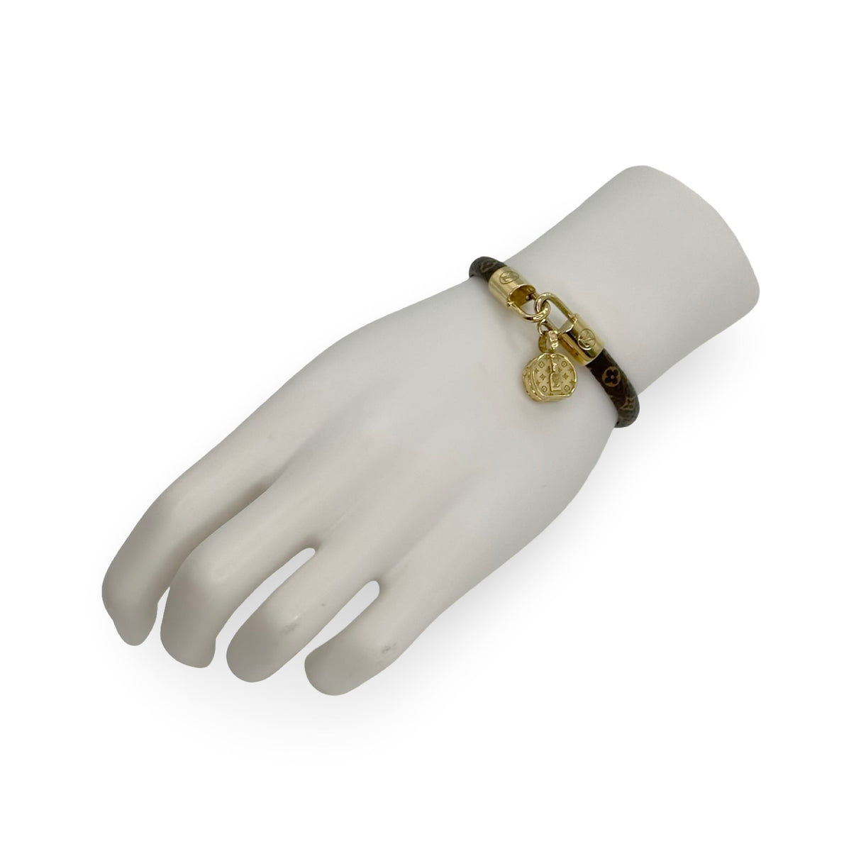 LOUIS VUITTON: Monogram Tribute Charm Bracelet