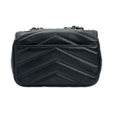 CHANEL: Chevron Quilted Caviar Data Center Mini Flap