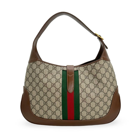 GUCCI: GG Supreme Large Ophidia Jackie 1961 Shoulder Bag